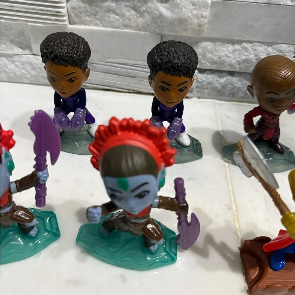 2022 McDonald's Happy Meal Toys Marvel Complete Set of 10 Bundle